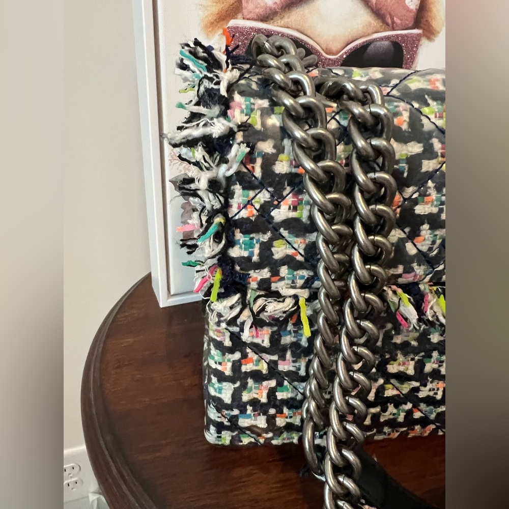 Kurt Geiger London Tweed Kensington Bag - Picture 5 of 17